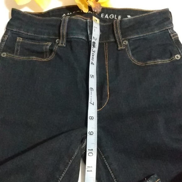 AMERICAN EAGLE HI-RISE SKINNY SUPER STRETCH JEANS - Picture 10 of 11